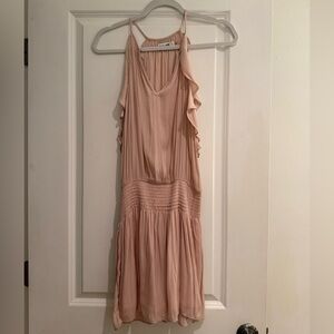 DO+BE Blush Mini Dress with Ruffle Detail